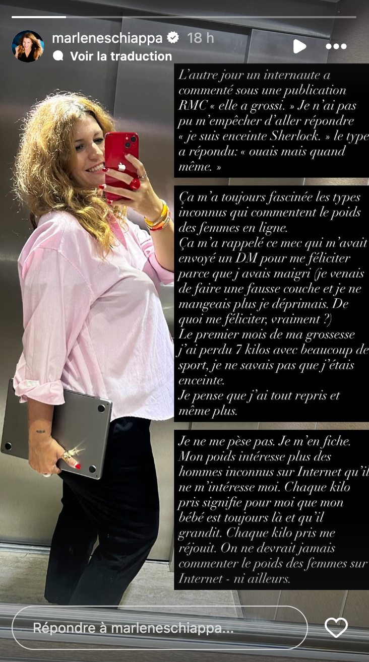 dans une déclaration courageuse, marlène schiappa défend son corps de femme enceinte face aux critiques et aux jugements. découvrez son engagement pour la valorisation de la maternité et la lutte contre les stéréotypes liés à la grossesse.